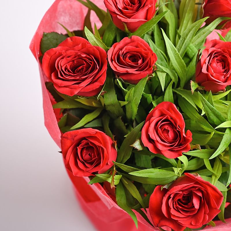 Order Online Red Roses Bouquet Flowers