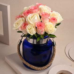 Pink and White Roses Symphony