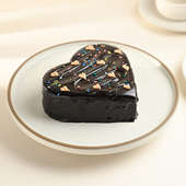 Choco Truffle Heart Cake - Buy Online