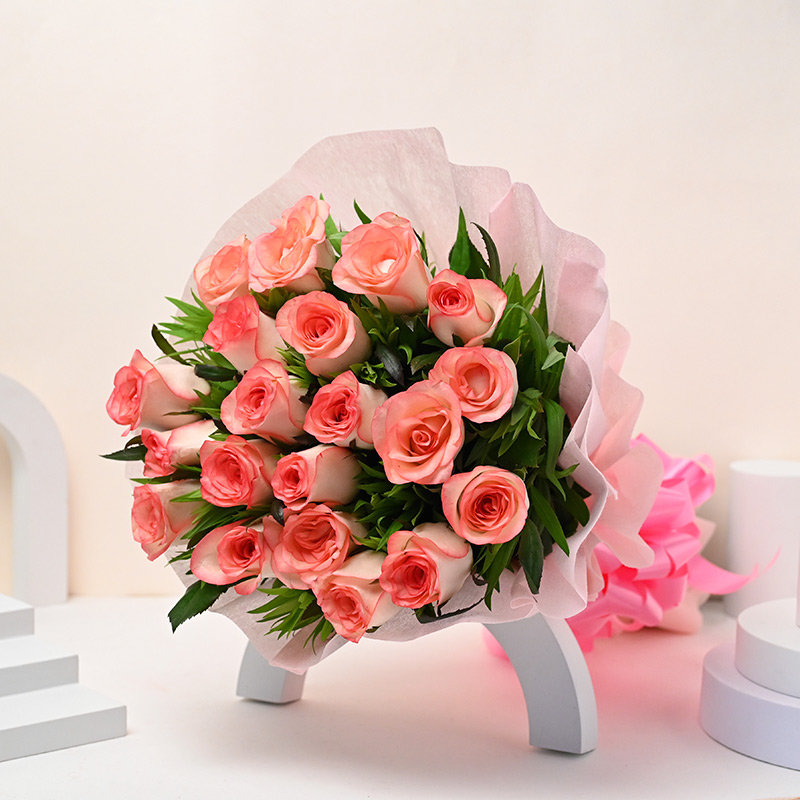Pink Roses Bouquet