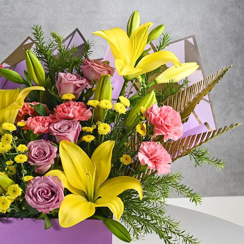 Buy Yellow Roses box for Father's Day