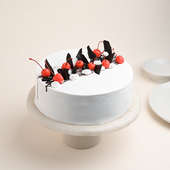 Online Cherry Bliss Black Forest Cake Delivery in India by Floweraura