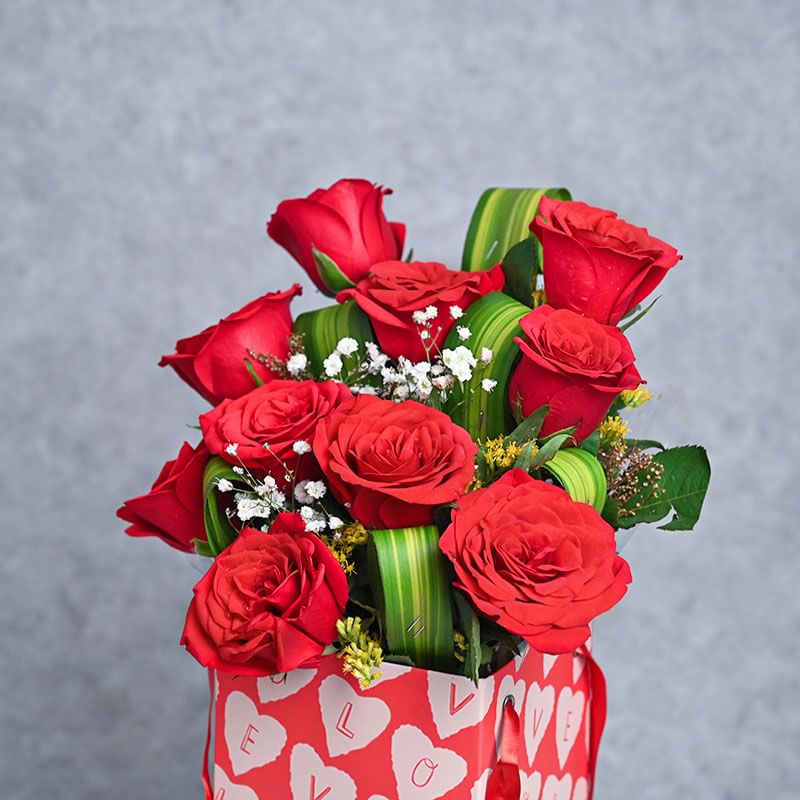 Red Roses Bunch 