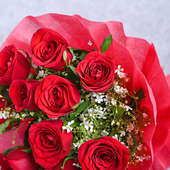 Red Roses Bouquet: Flowers for Valentines Day