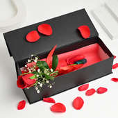 Order Roses in a Box Online for Rose Day