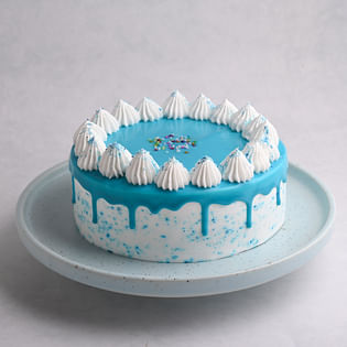 Irresistibly Cheerful Chocolate Cake - Side View