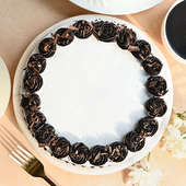 Top View Of Black Forest Gateau Cake Online