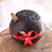 Round Choco Pinata Best Cake for New Year