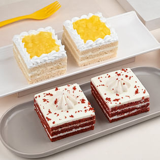 Pineapple n Red Velvet Pastries