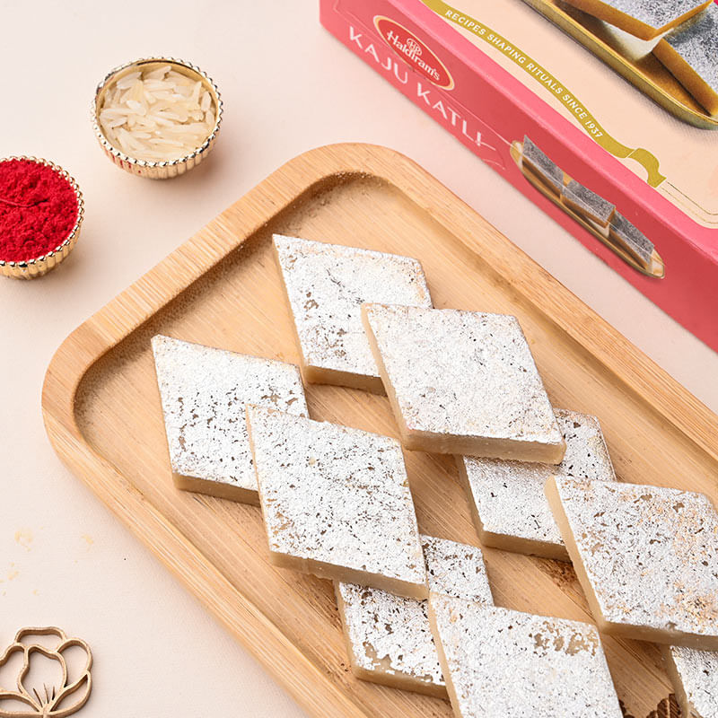 Rakhi With Kaju Katli