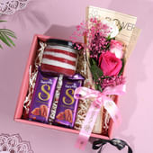 Blooms N Indulgence Gift Box