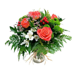Vibrant Blossom Vase