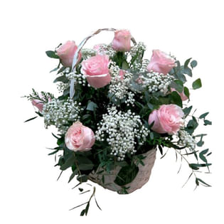 Beloved Roses Basket