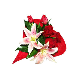 Heartfelt Floral Embrace