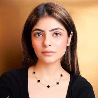 Black Clover Charm Necklace