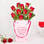 Buy Red Rose Flower Box Online