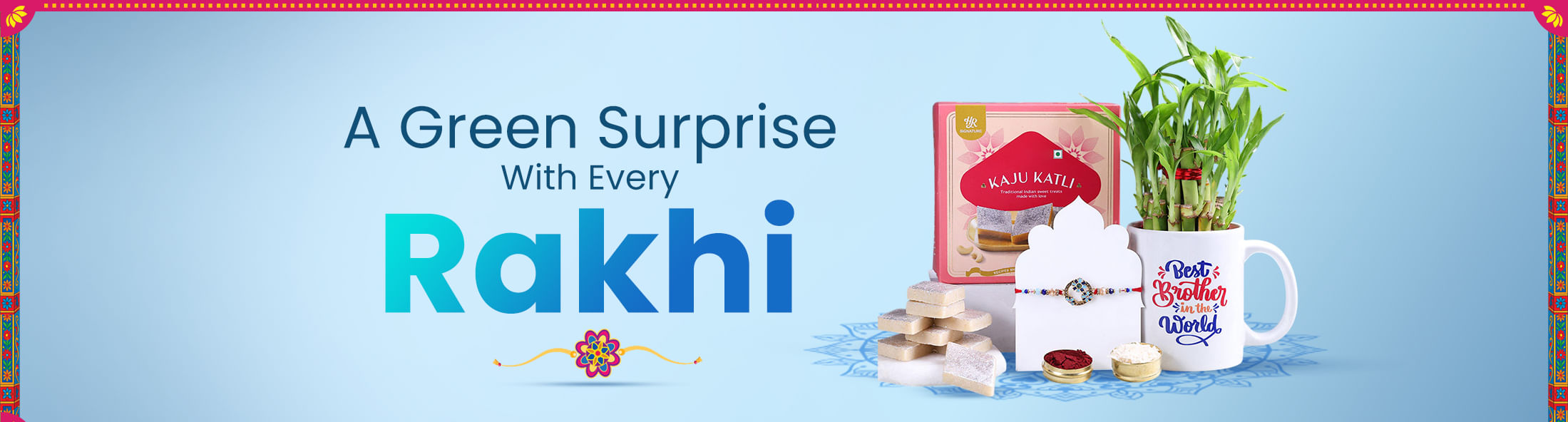 Send rakhi with plants