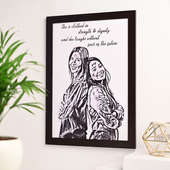 Personalised Artistic Frame: Best Friendship day Gift