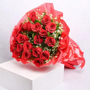 Send a Bunch of Serene Crystal Delight Flower Online, Price Rs.1095 | FlowerAura