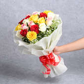 Bunch of 20 Mix Roses Bouquet