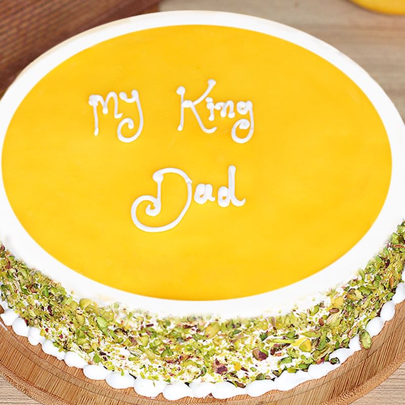 fathers day mango cake - Zoom View