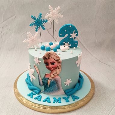 Frozen theme cakes, kids party cakes