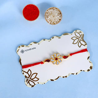Elegant Kundan Rakhi