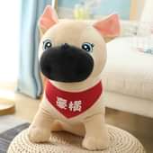 Bull Dog Stuffed Toy