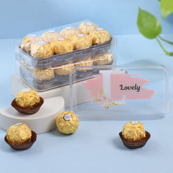 Personalised Chocolate Gift Box For Sister