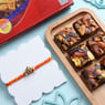 Ganeshji Divine Rakhi With Nutty Delights