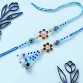 Evil Eye Rakhi For Bhaiya Bhabhi