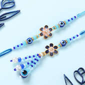 Evil Eye Rakhi For Bhaiya Bhabhi