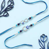 Dazzling Evil Eye Rakhi Duo