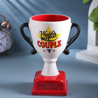 Best Couple Trophy Decor Gift