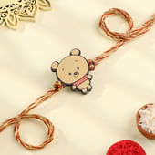 Happy Pooh Face Kids Rakhi-Netherlands