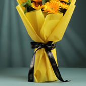 Sunshine yellow gerberas Bouquet