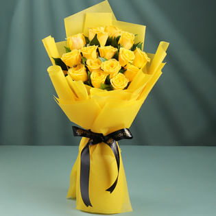Yellow Rose Bouquet Online