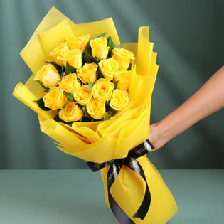 Yellow Rose Bouquet Online