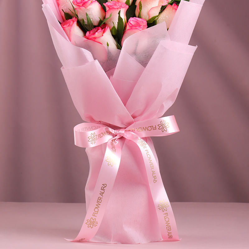 Dozen Blushing Bouquet of Ballerina