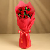 Order Online Red Roses Bouquet Flowers