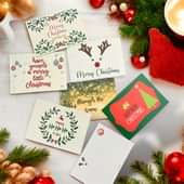 Festive Christmas Postcard Set