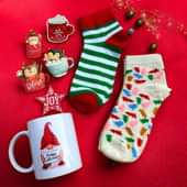 Merry Moments Mug N Socks Gift Hamper