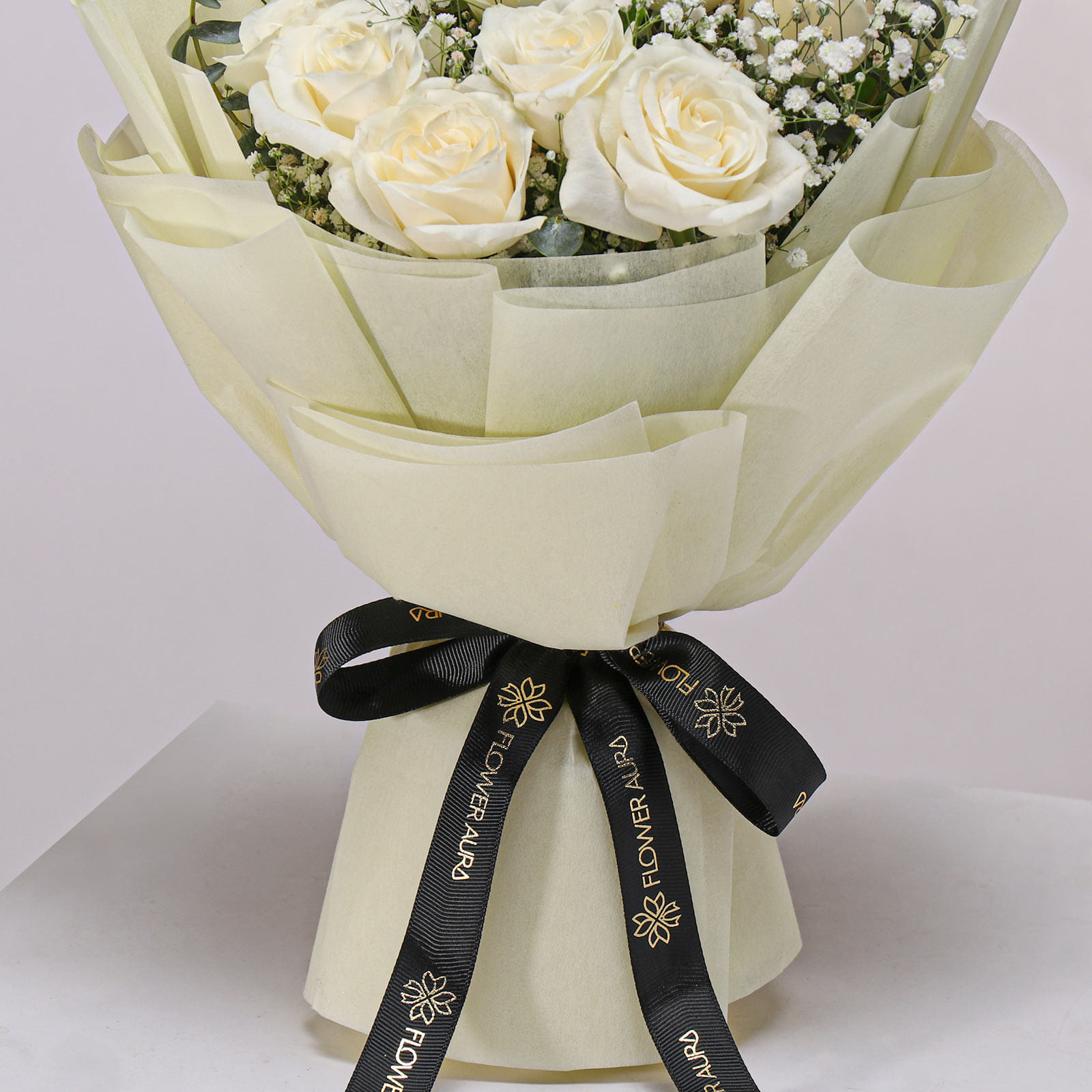 Eternity White Roses Bouquet