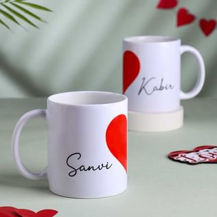 Personalised Ceramic Couple Mug