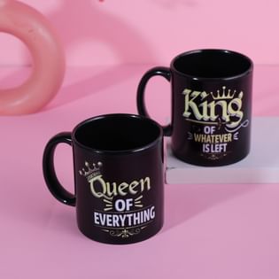 Raja Rani Mug for Husband & Wife, BF & GF Couples