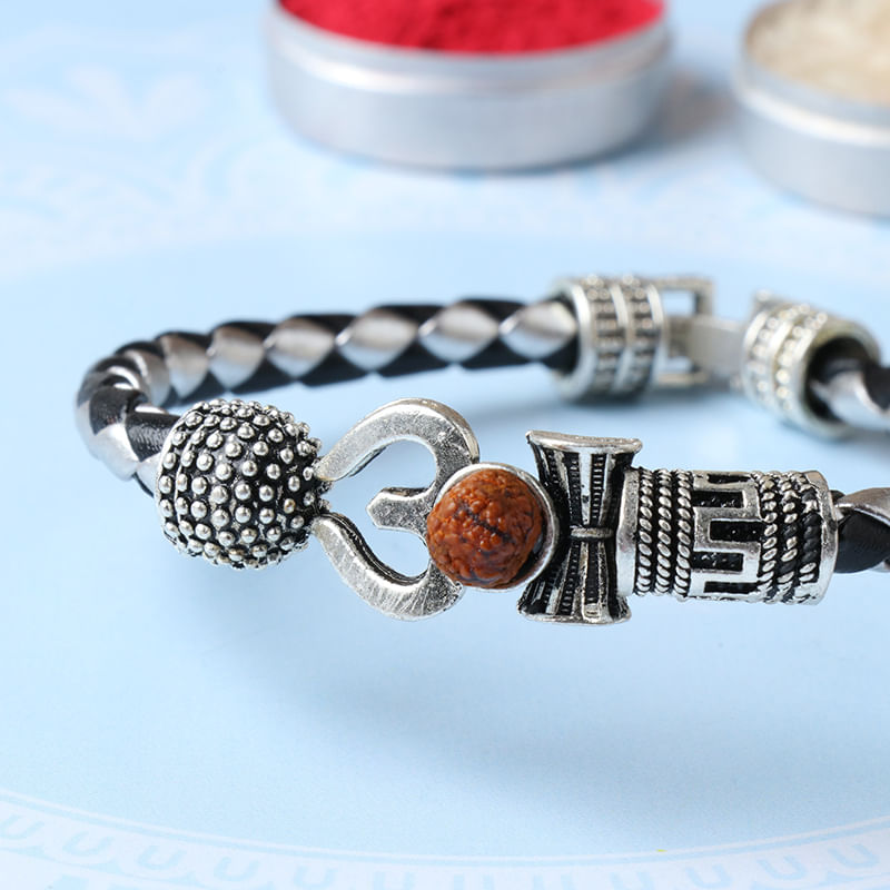 Zoom View of Devotional OM Rakhi Band