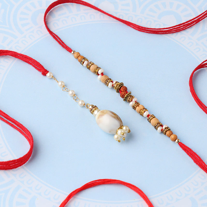 Couple Rakhi Set for Bhaiya Bhabhi