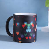 Back view of Personalised Love coffee gift mug for her
