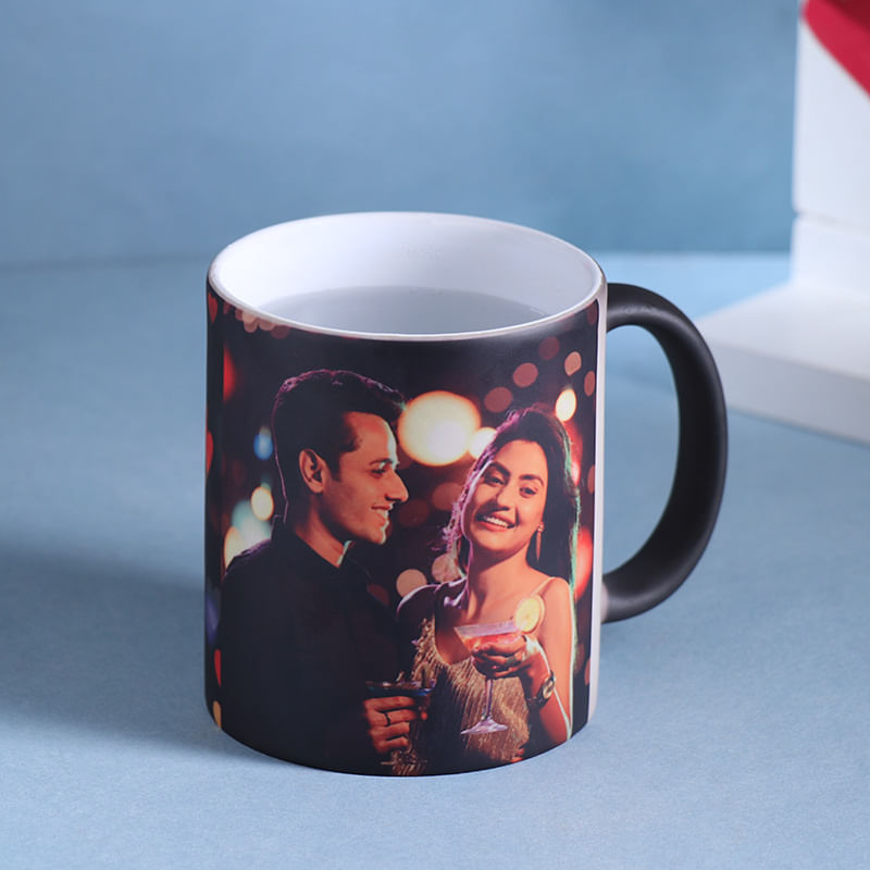 Front view of Personalised Love coffee gift mug for her