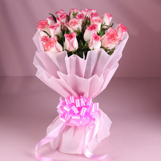 Pink Roses Bouquet